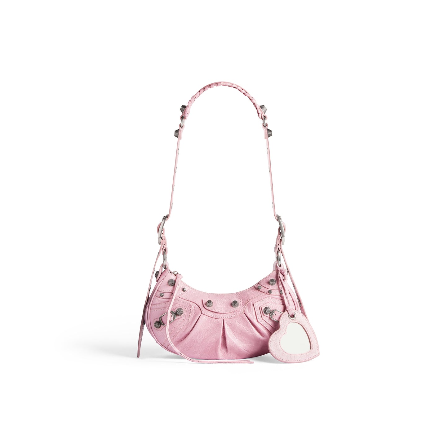 LE CAGOLE XS SHOULDER BAG IN LIGHT PINK