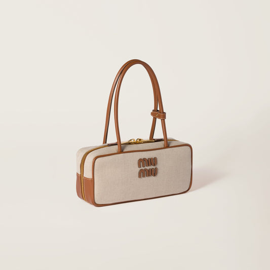 Beau canvas and leather bag