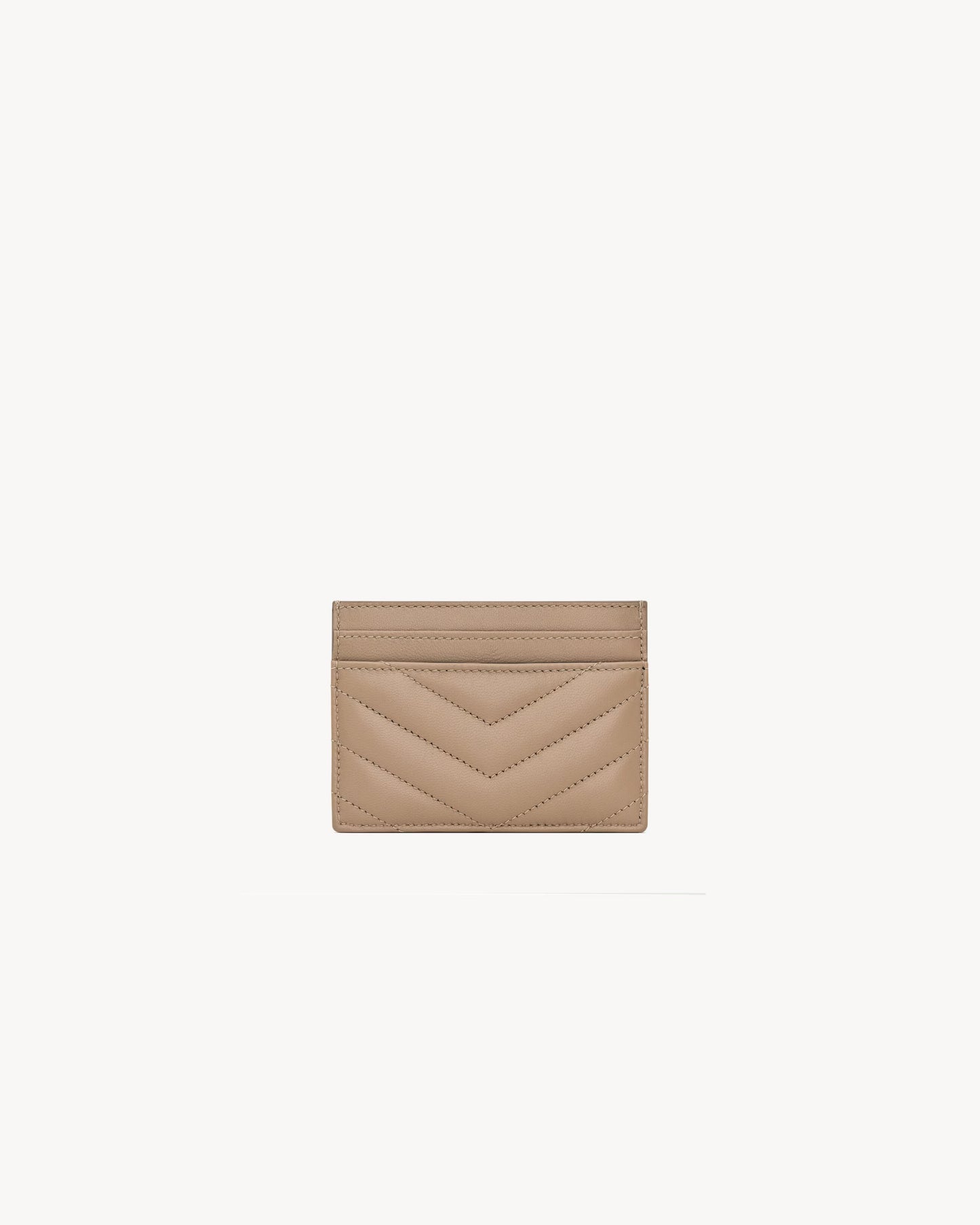 CASSANDRE MATELASSÉ CARD CASE IN LAMBSKIN