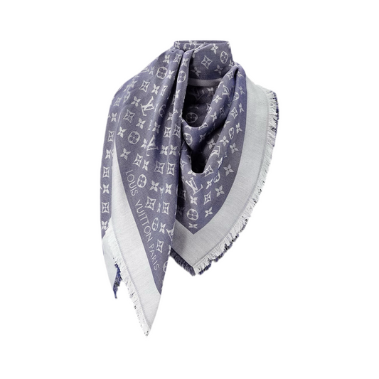 Shawl Monogram Denim