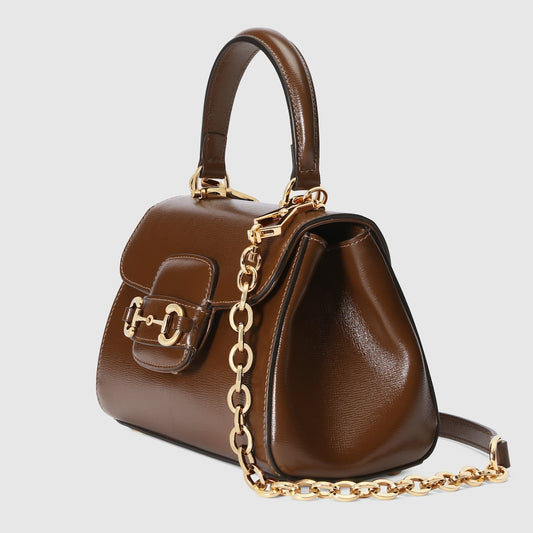 GUCCI HORSEBIT 1955 SMALL TOP HANDLE BAG