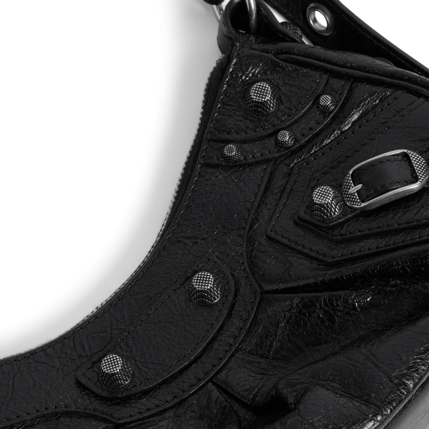 LE CAGOLE XS SHOULDER BAG IN BLACK