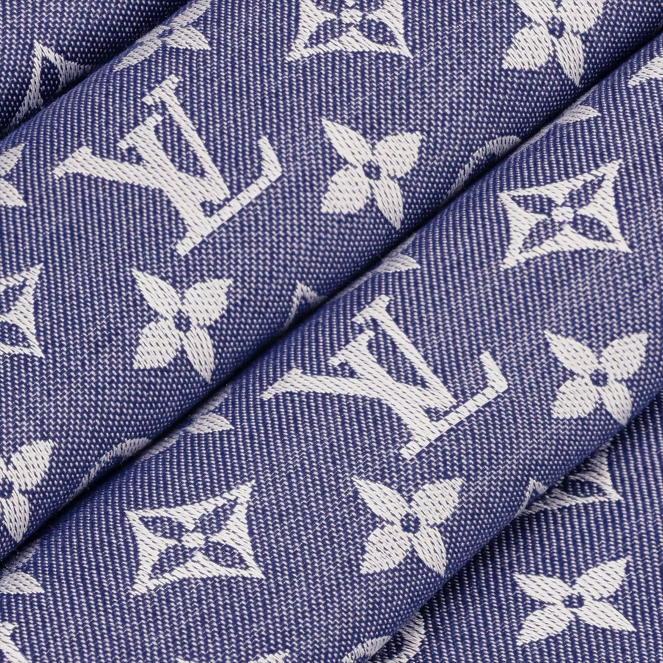 Shawl Monogram Denim