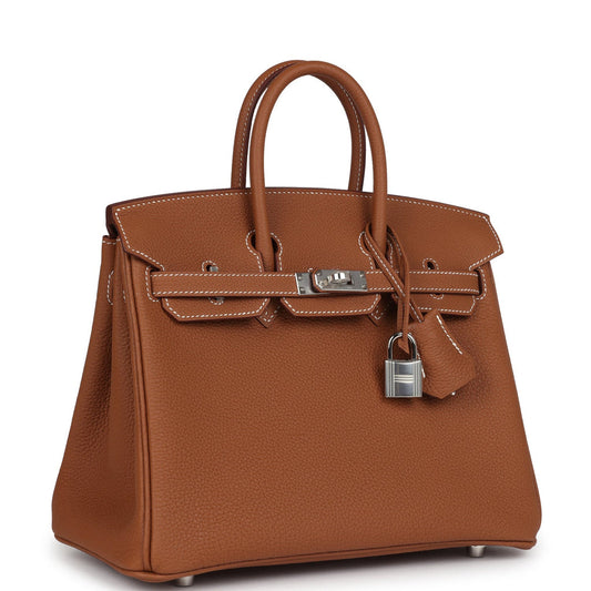 Hermès Birkin 25 Togo Silver Hardware