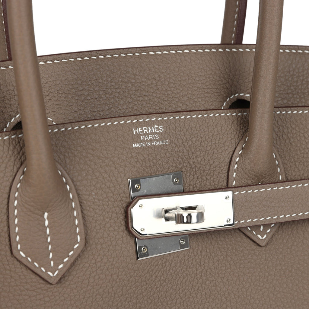 Hermès Birkin 30 Togo Silver Hardware