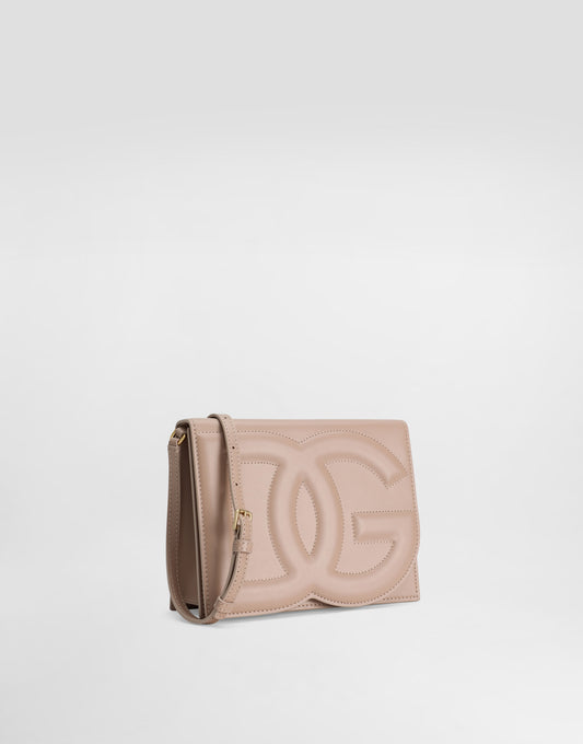 Calfskin DG Logo crossbody bag