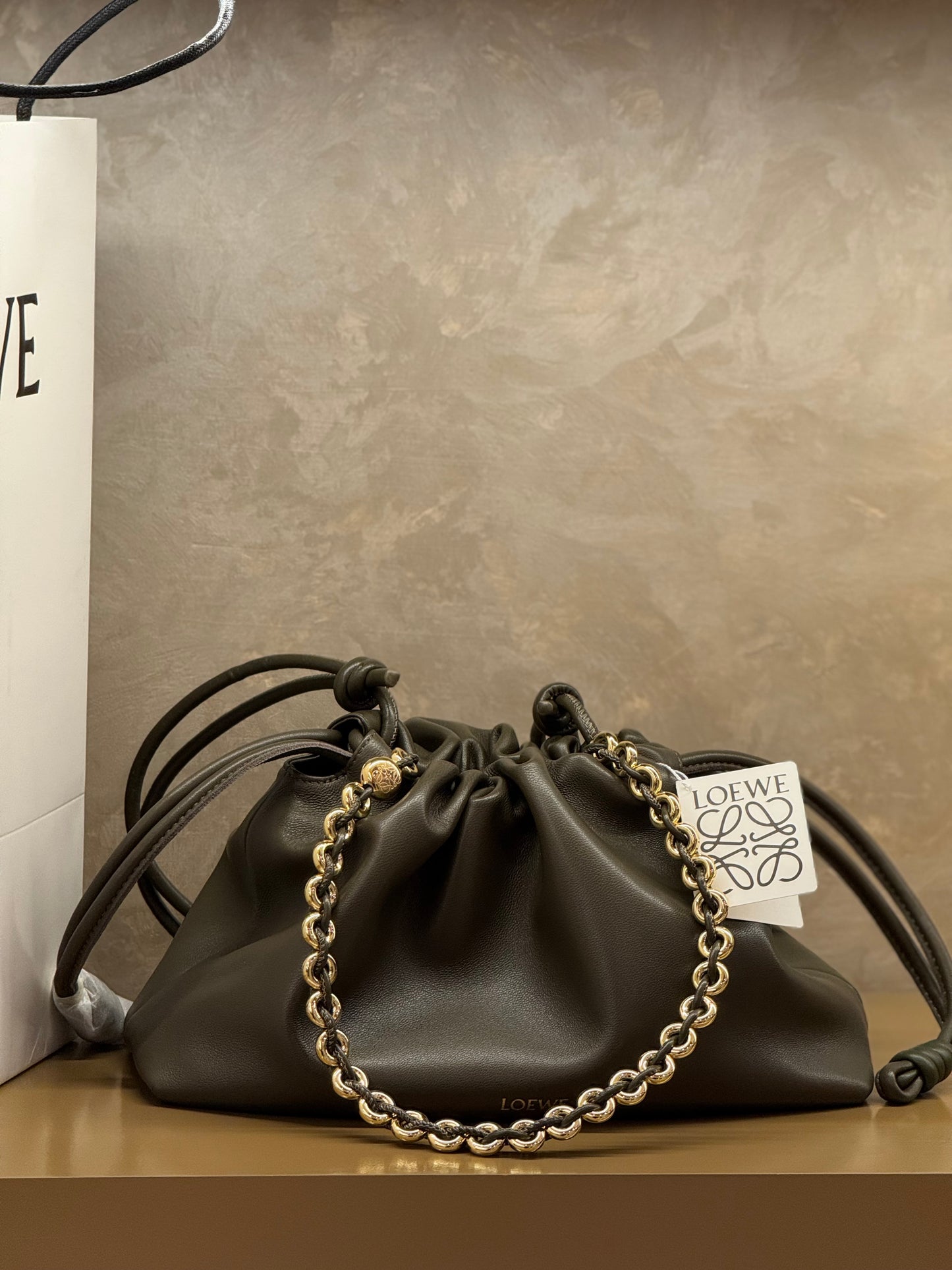 Loewe Medium Flamenco purse in mellow nappa lambskin