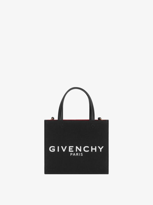 Mini G-Tote shopping bag in canvas