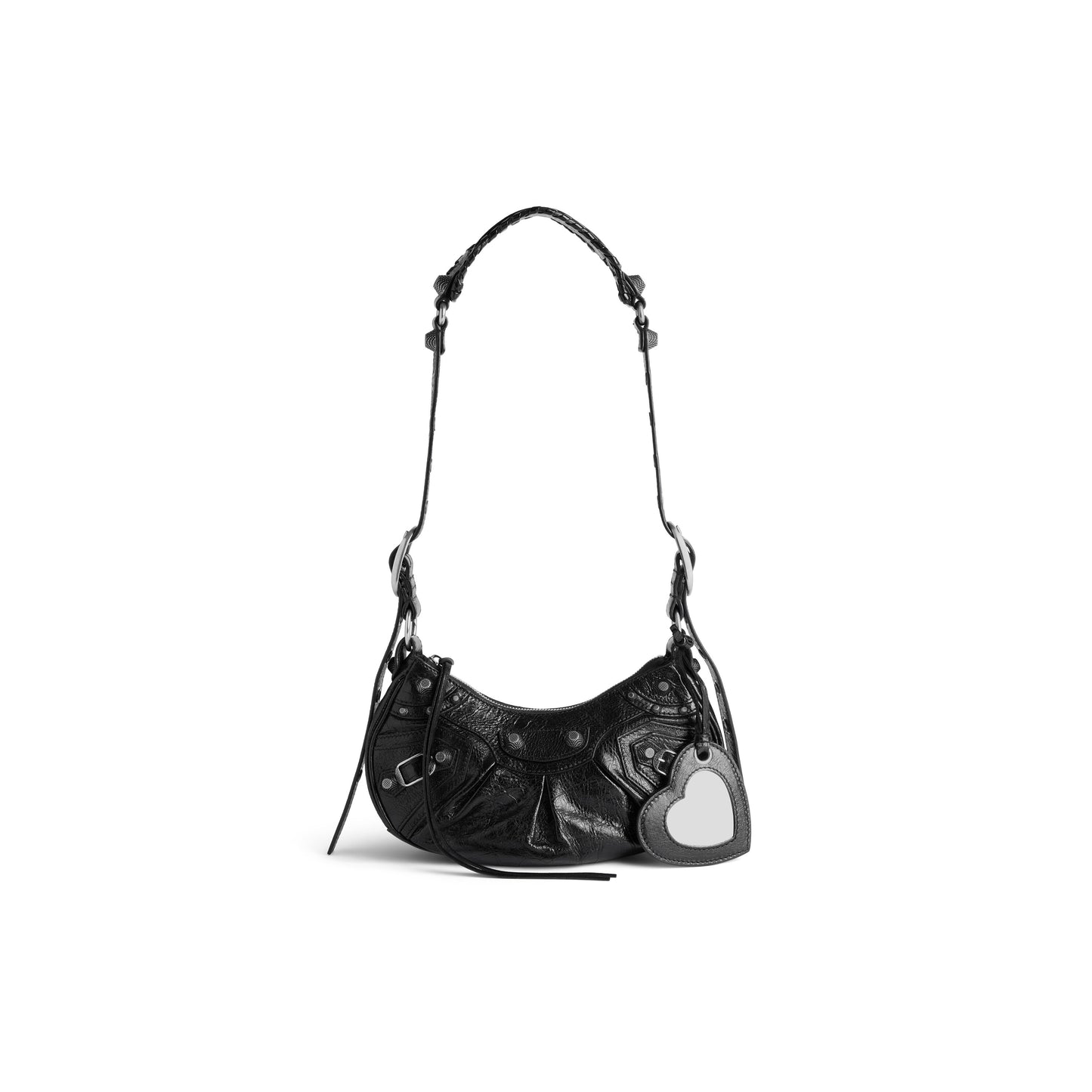 LE CAGOLE XS SHOULDER BAG IN BLACK