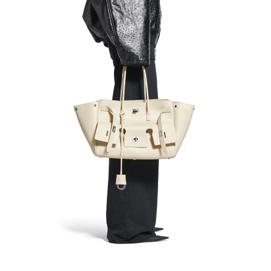 BEL AIR MEDIUM CARRY ALL BAG IN SOYA