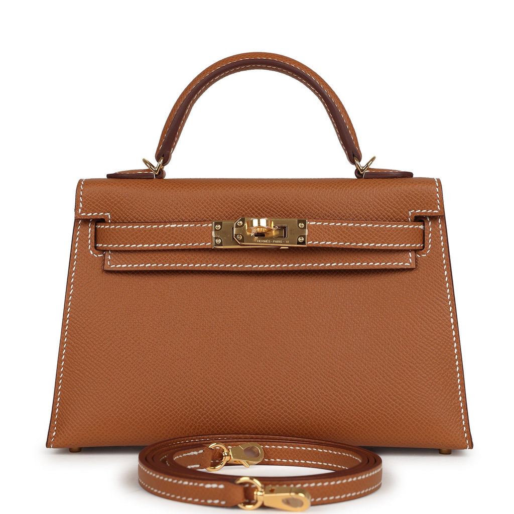 Hermès Kelly Sellier 20 Gold Epsom Gold Hardware