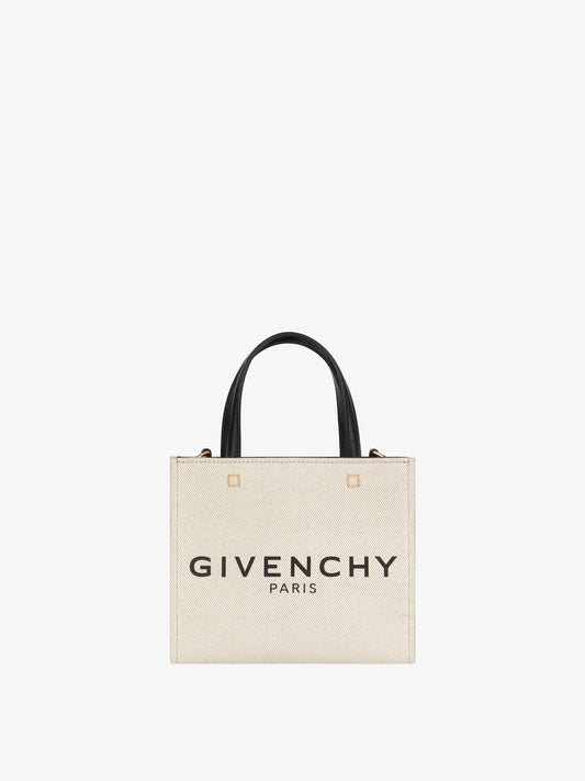 Mini G-Tote shopping bag in canvas