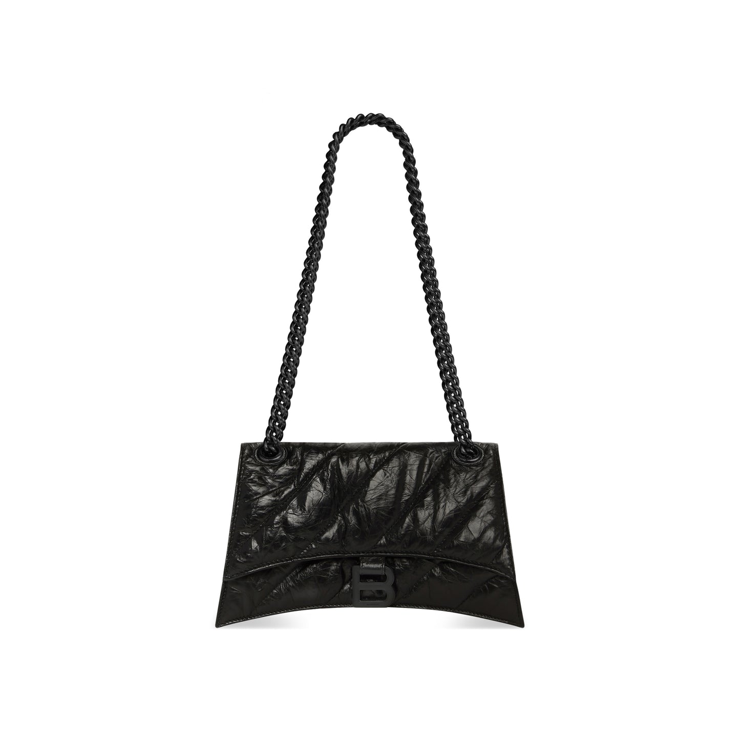 CRUSH SMALL CHAIN BAG QUILTED IN BLACK