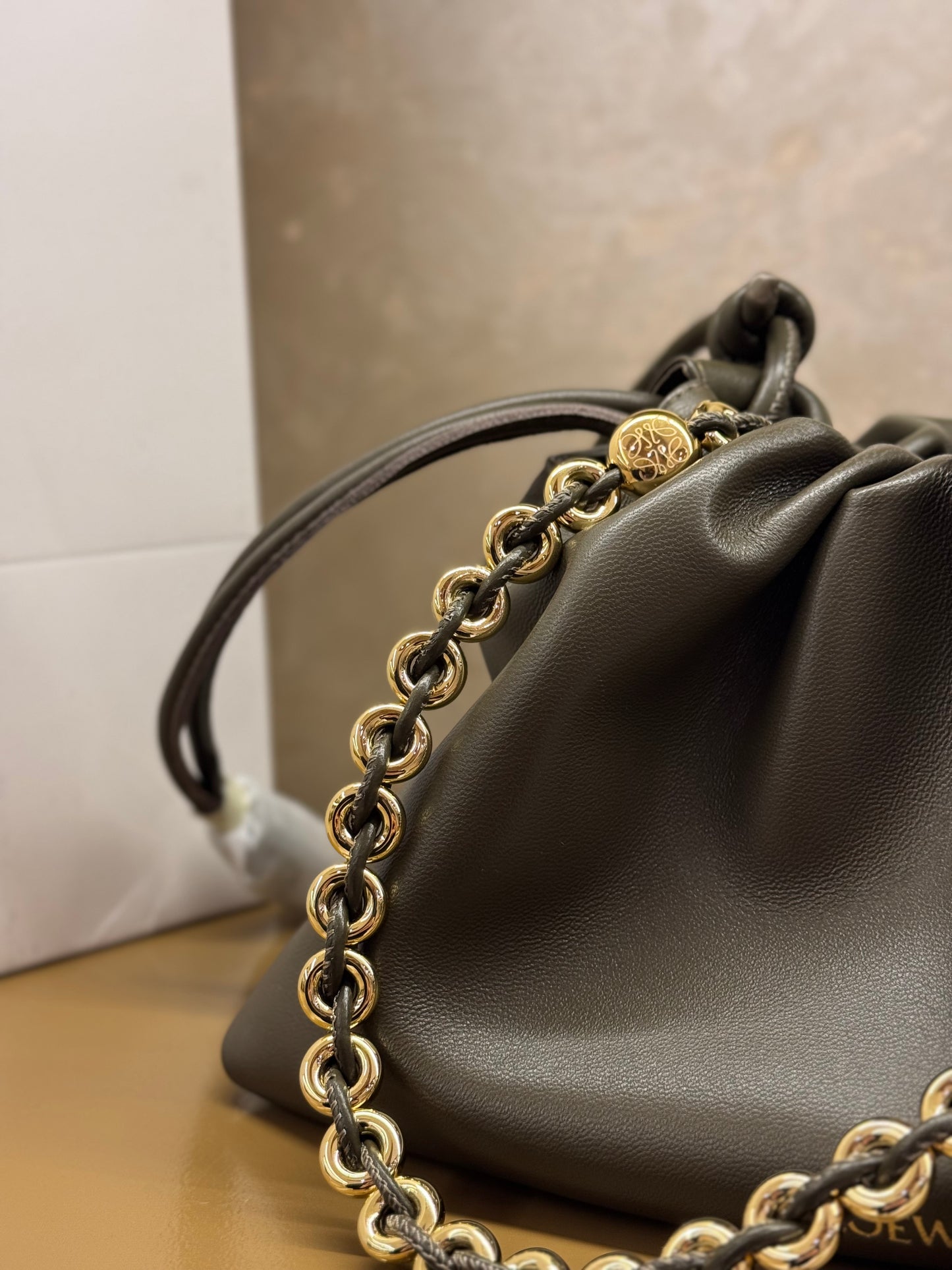 Loewe Medium Flamenco purse in mellow nappa lambskin