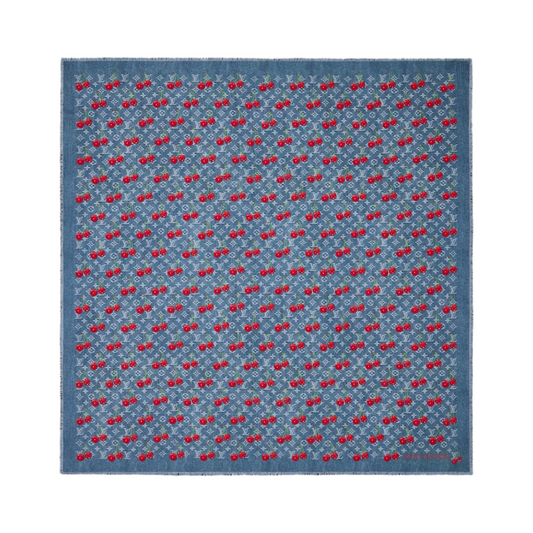 IV x TM Shaw Monogram Denim Monogram Cherry