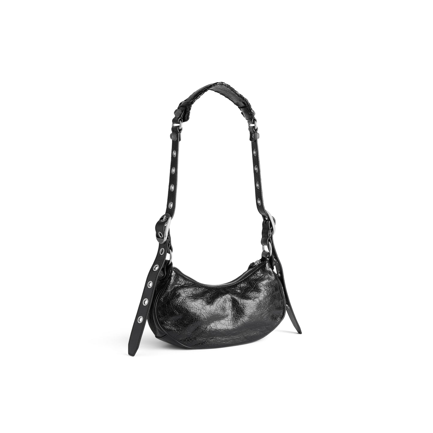 LE CAGOLE XS SHOULDER BAG IN BLACK