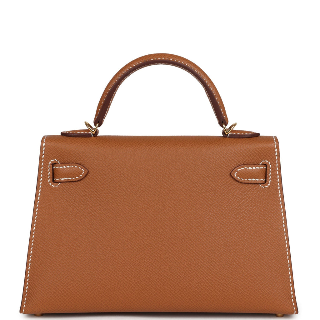 Hermès Kelly Sellier 20 Gold Epsom Gold Hardware
