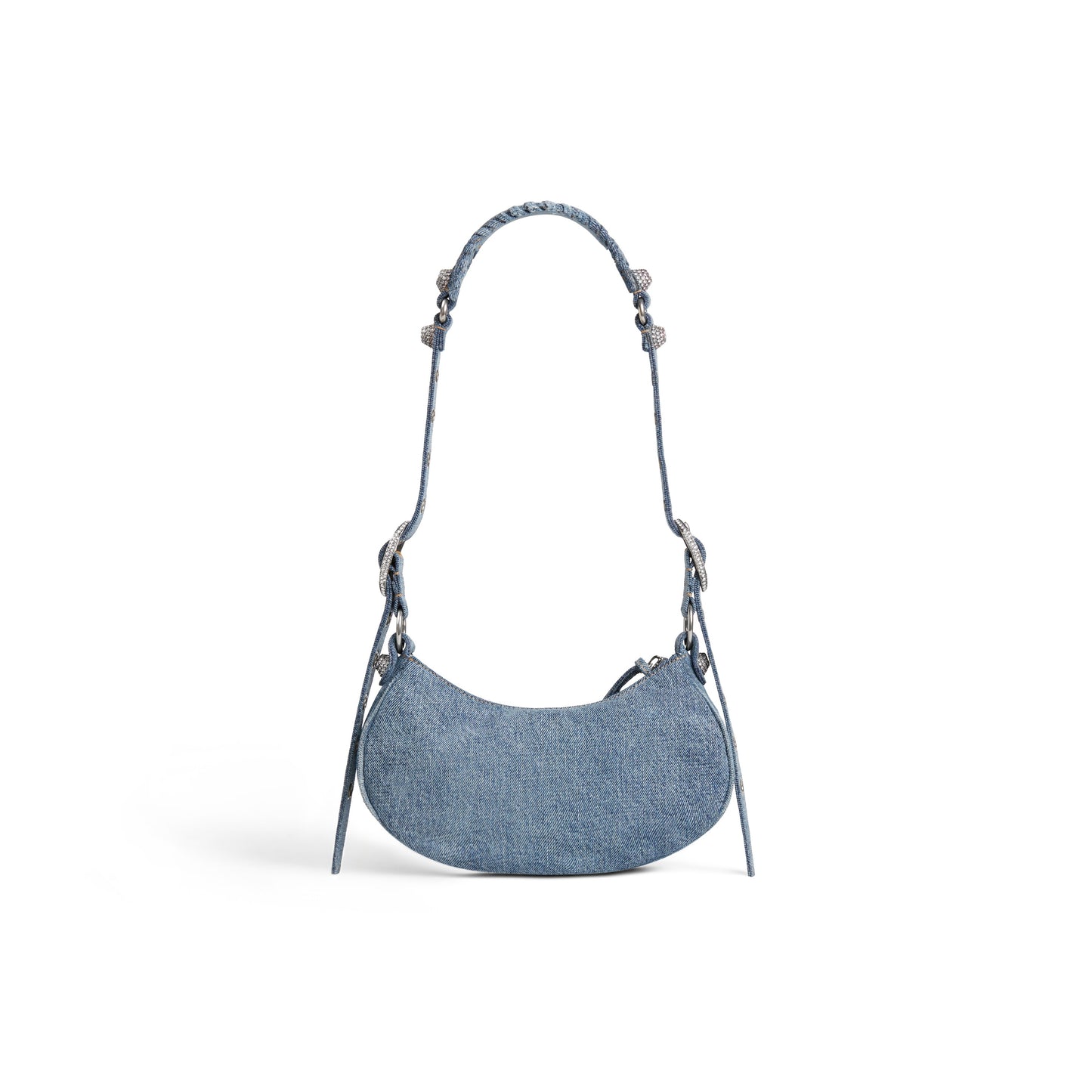 LE CAGOLE XS SHOULDER BAG DENIM IN BLUE