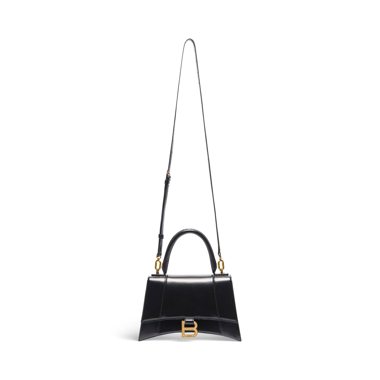 HOURGLASS SMALL HANDBAG BOX IN BLACK