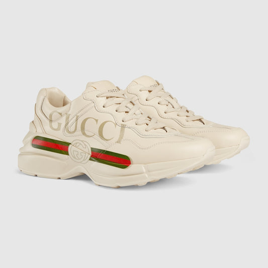 Women's Rhyton sneaker with Gucci logo