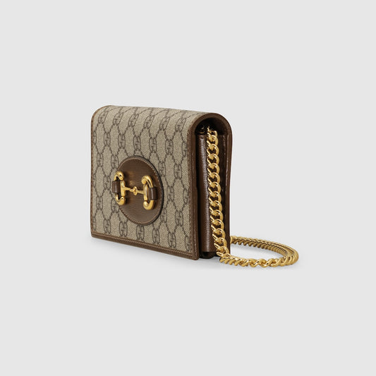 GUCCI HORSEBIT 1955 WALLET ON CHAIN