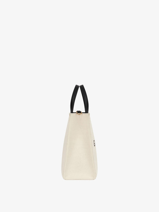 Medium G-Tote shopping bag in canvas