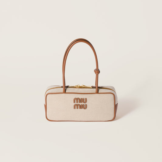 Beau canvas and leather bag