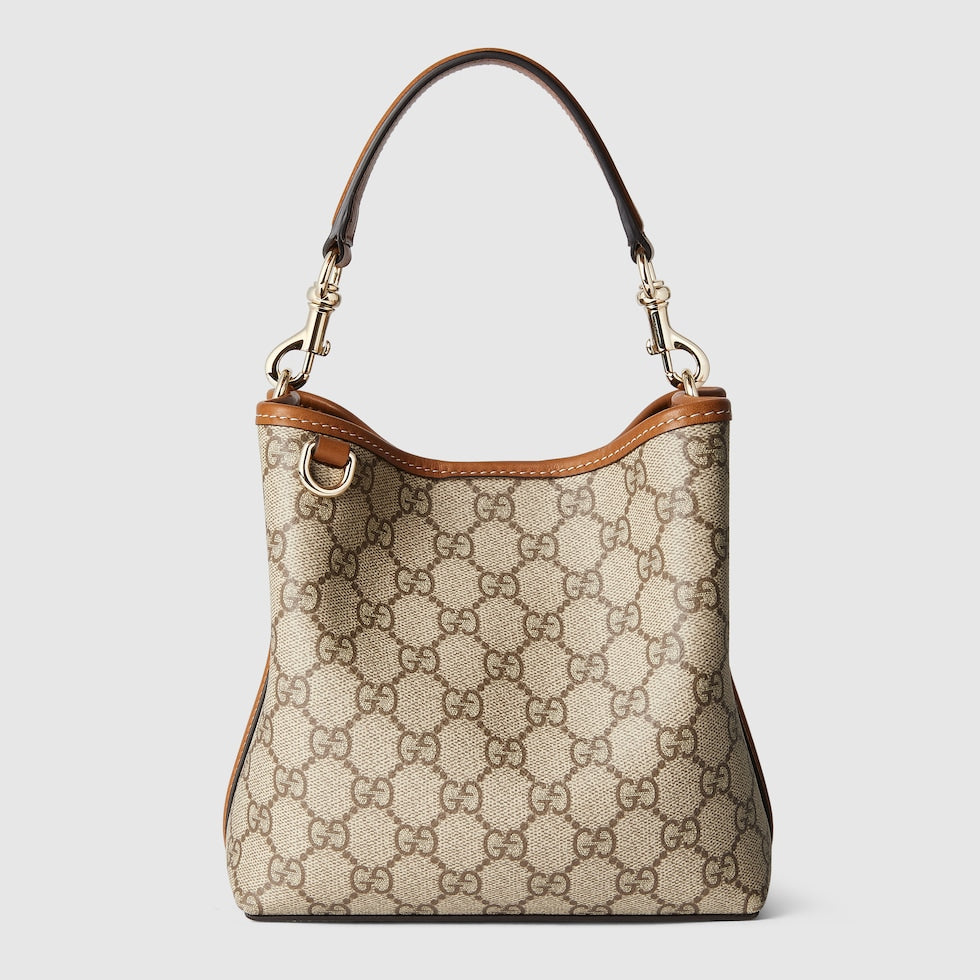 GG EMBLEM SMALL BUCKET BAG
