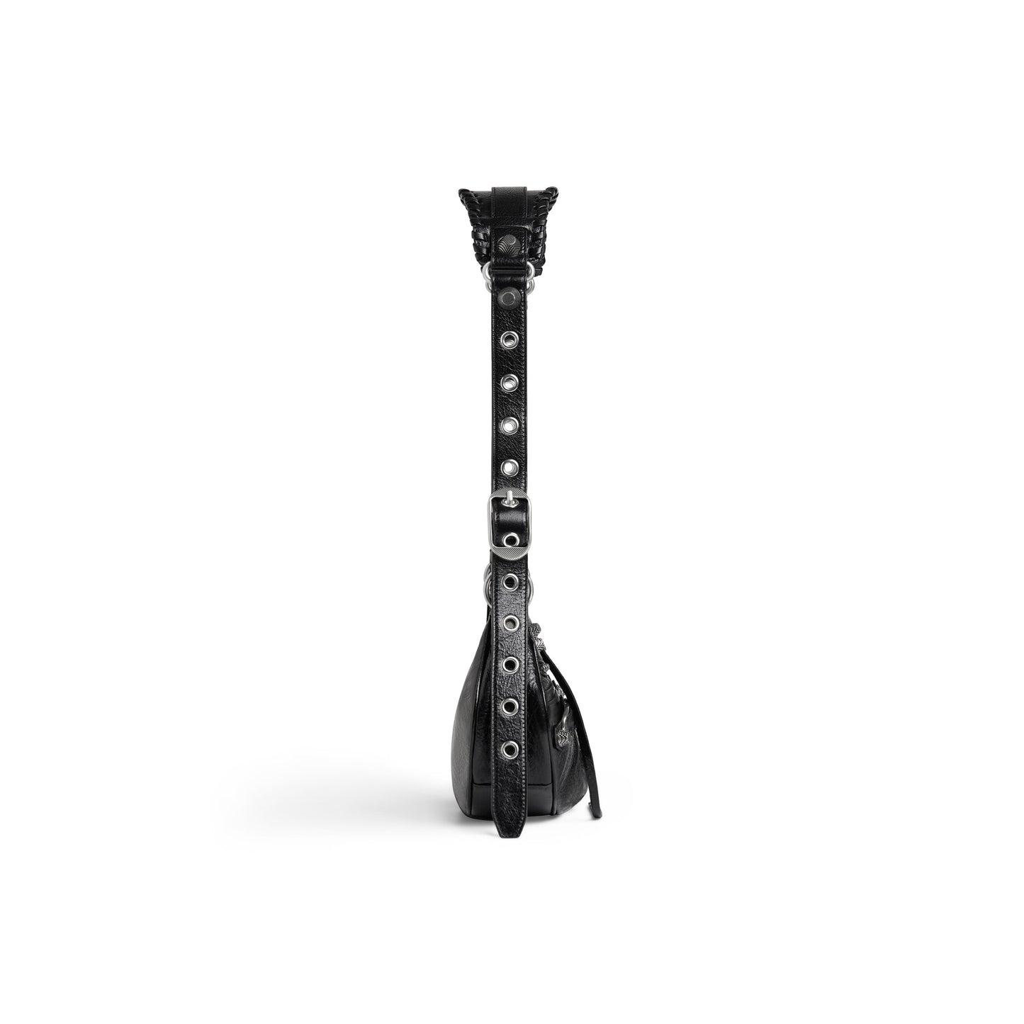 LE CAGOLE XS SHOULDER BAG IN BLACK