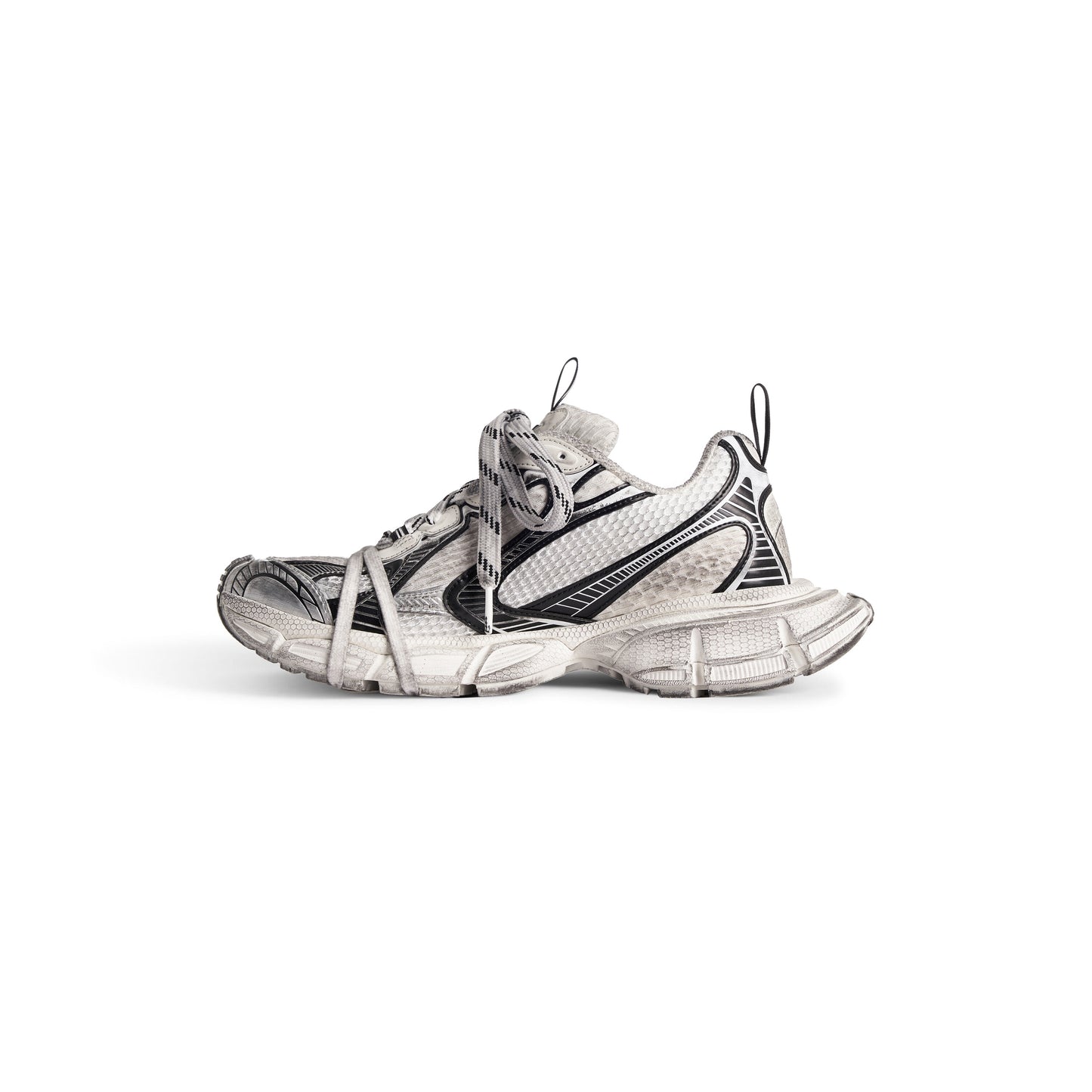 3XL SNEAKER IN WHITE/BLACK