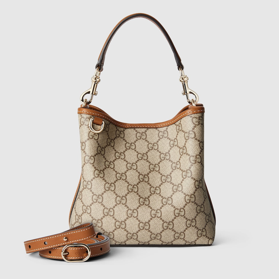 GG EMBLEM SMALL BUCKET BAG