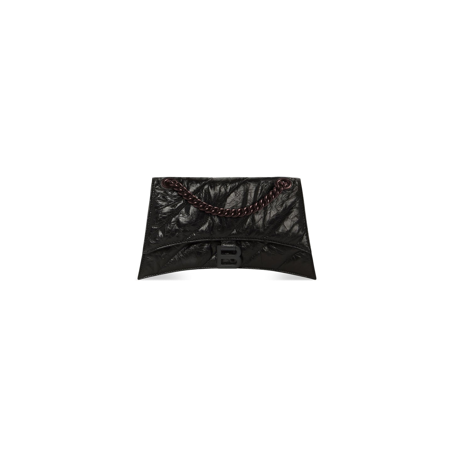 CRUSH SMALL CHAIN BAG QUILTED IN BLACK