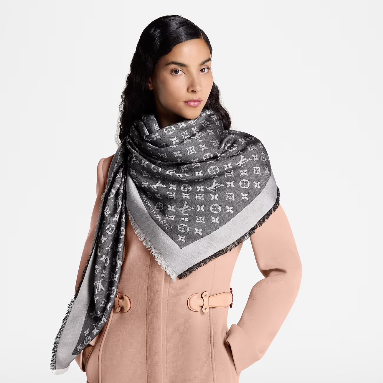 Shawl Monogram Denim