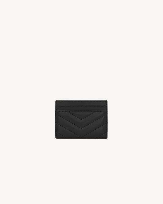 CASSANDRE MATELASSÉ CARD CASE IN LAMBSKIN