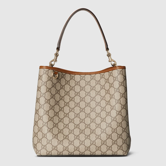 GG EMBLEM MEDIUM BUCKET BAG
