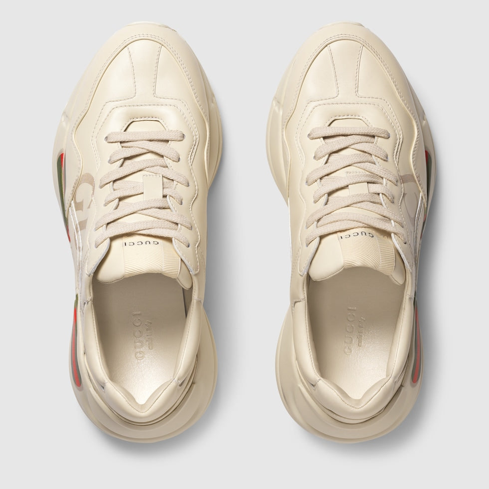 Women's Rhyton sneaker with Gucci logo
