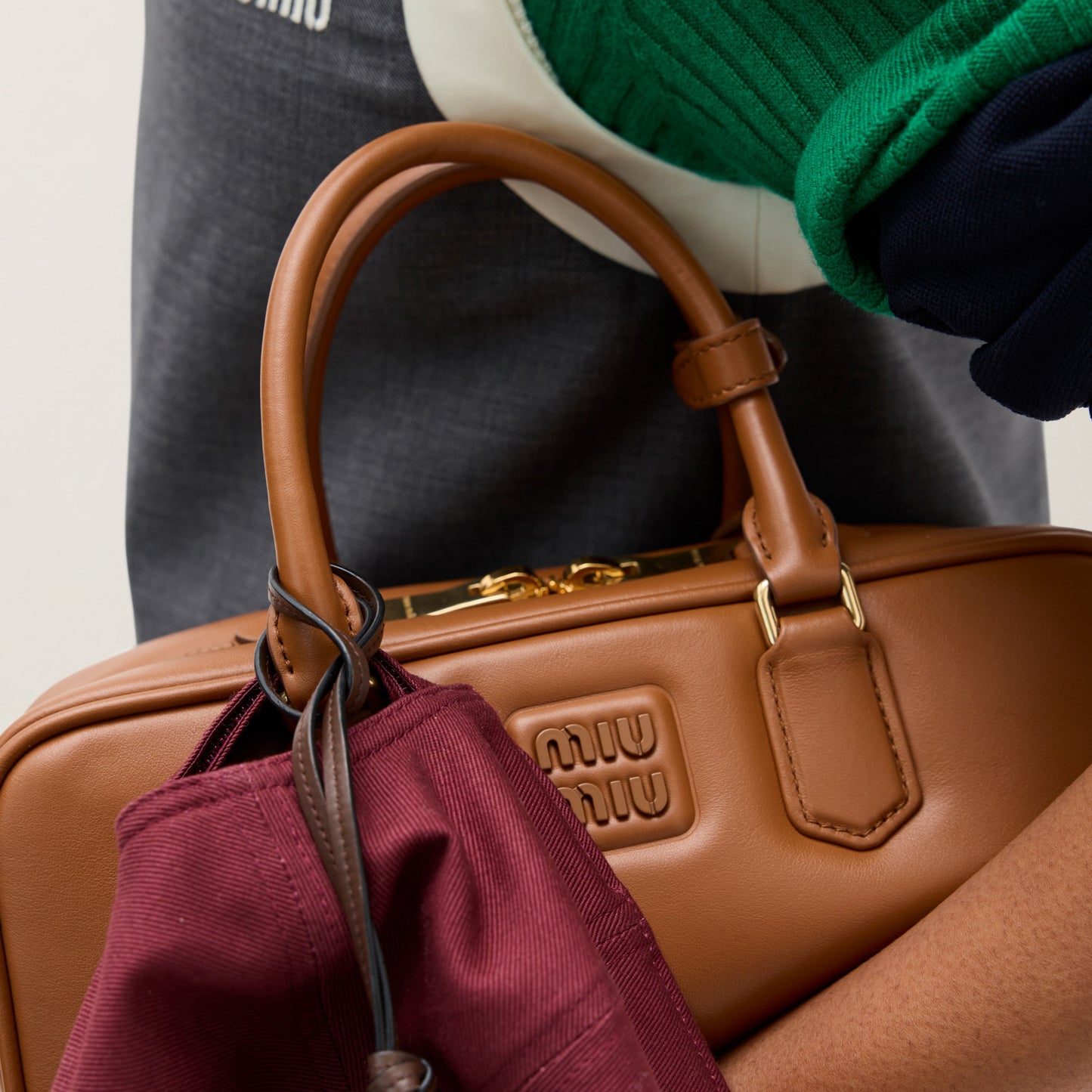 Arcadie leather bag