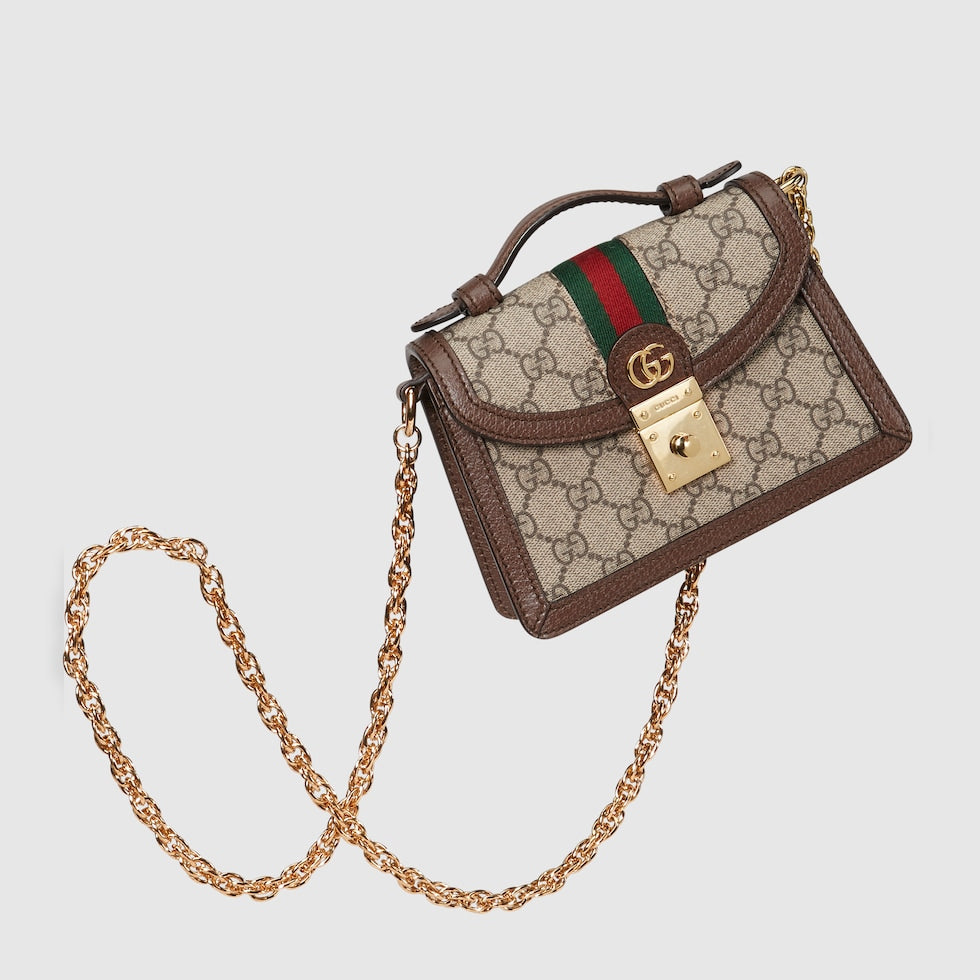 OPHIDIA MINI TOP HANDLE BAG