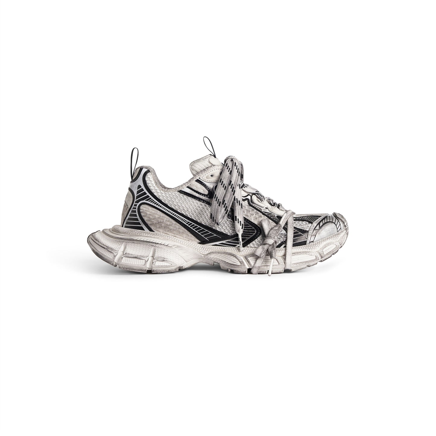 3XL SNEAKER IN WHITE/BLACK