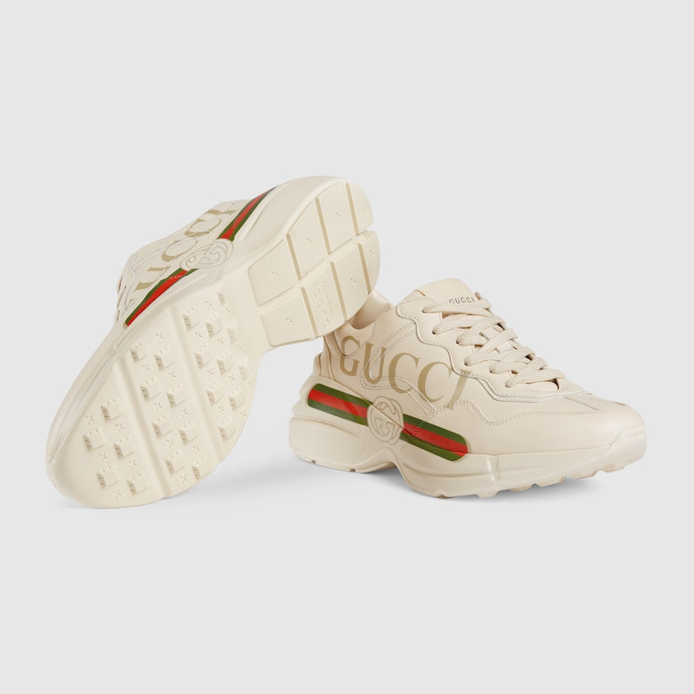 Women's Rhyton sneaker with Gucci logo