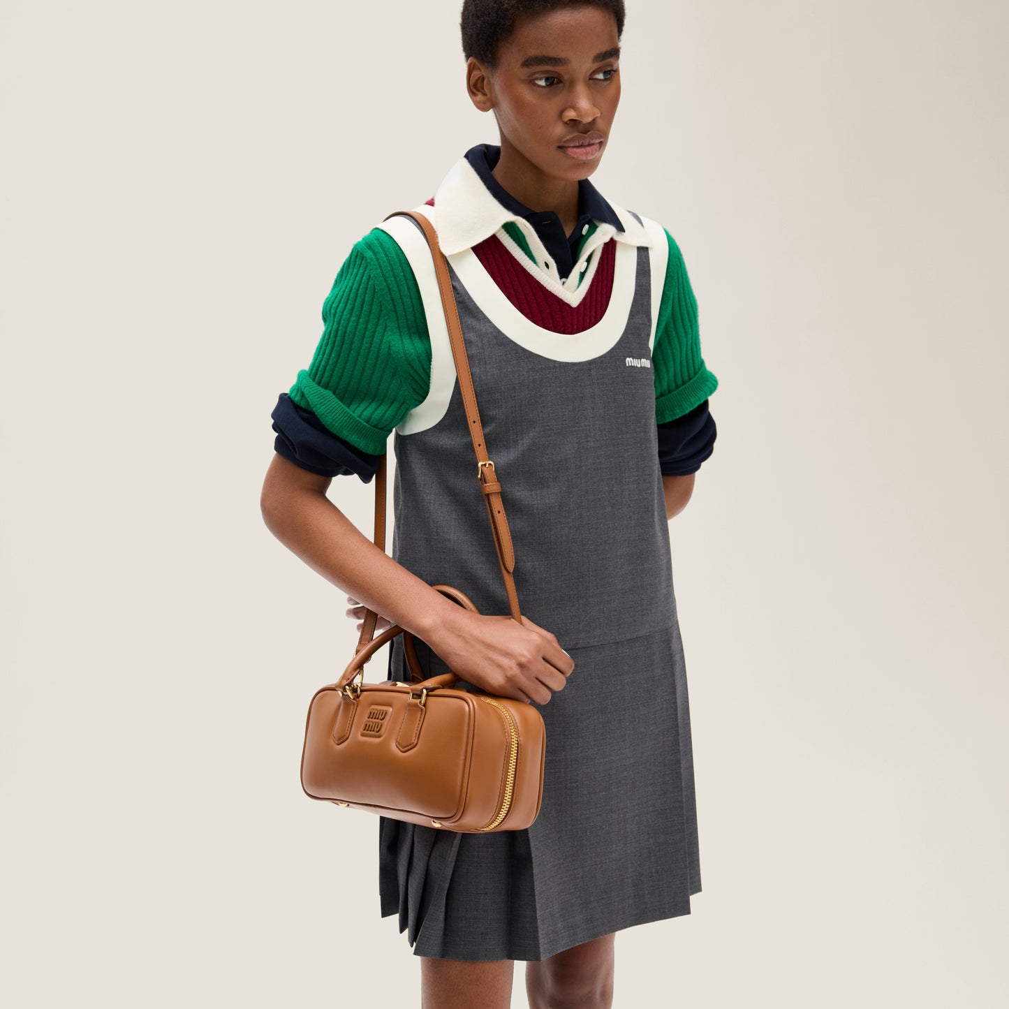 Arcadie leather bag