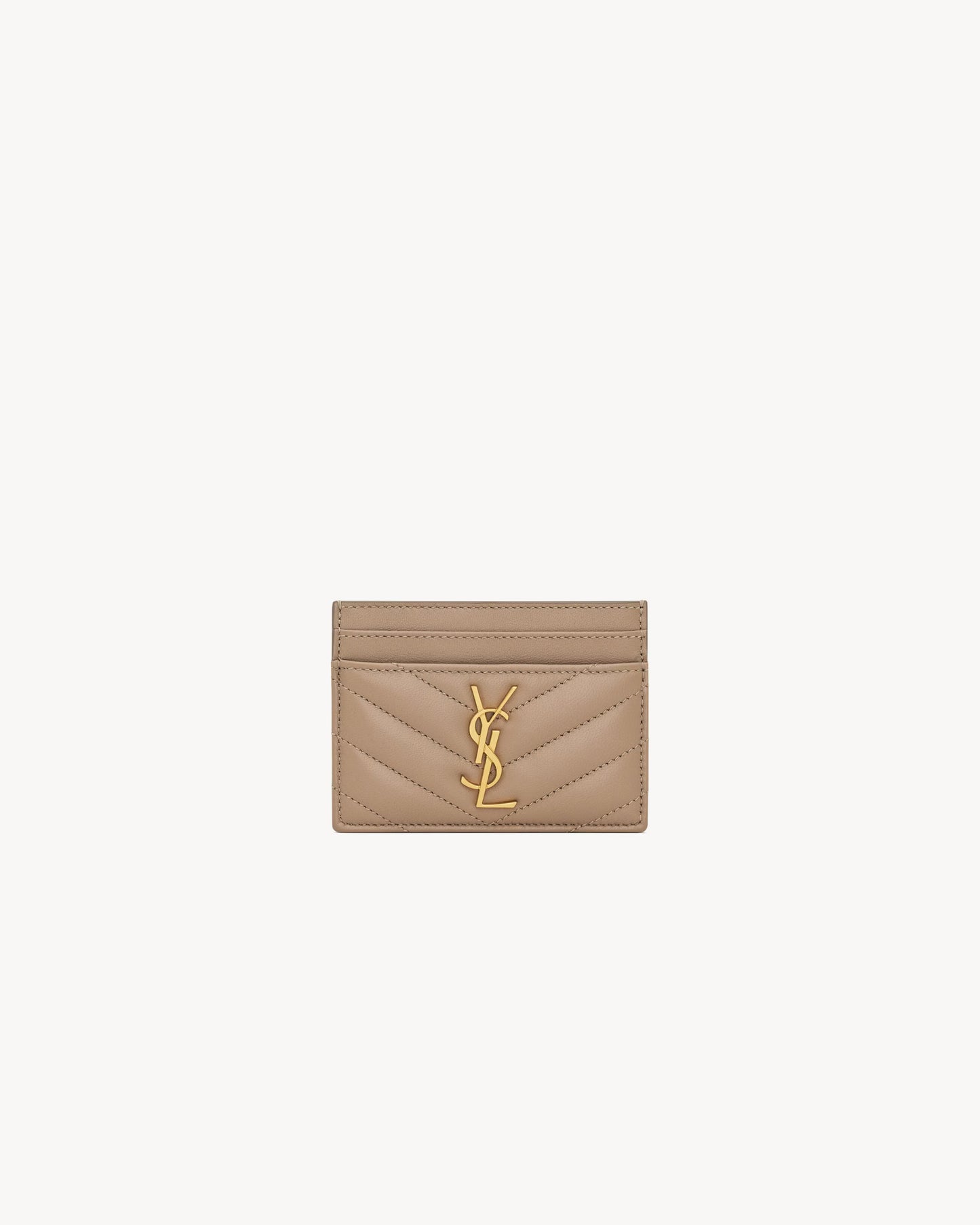 CASSANDRE MATELASSÉ CARD CASE IN LAMBSKIN