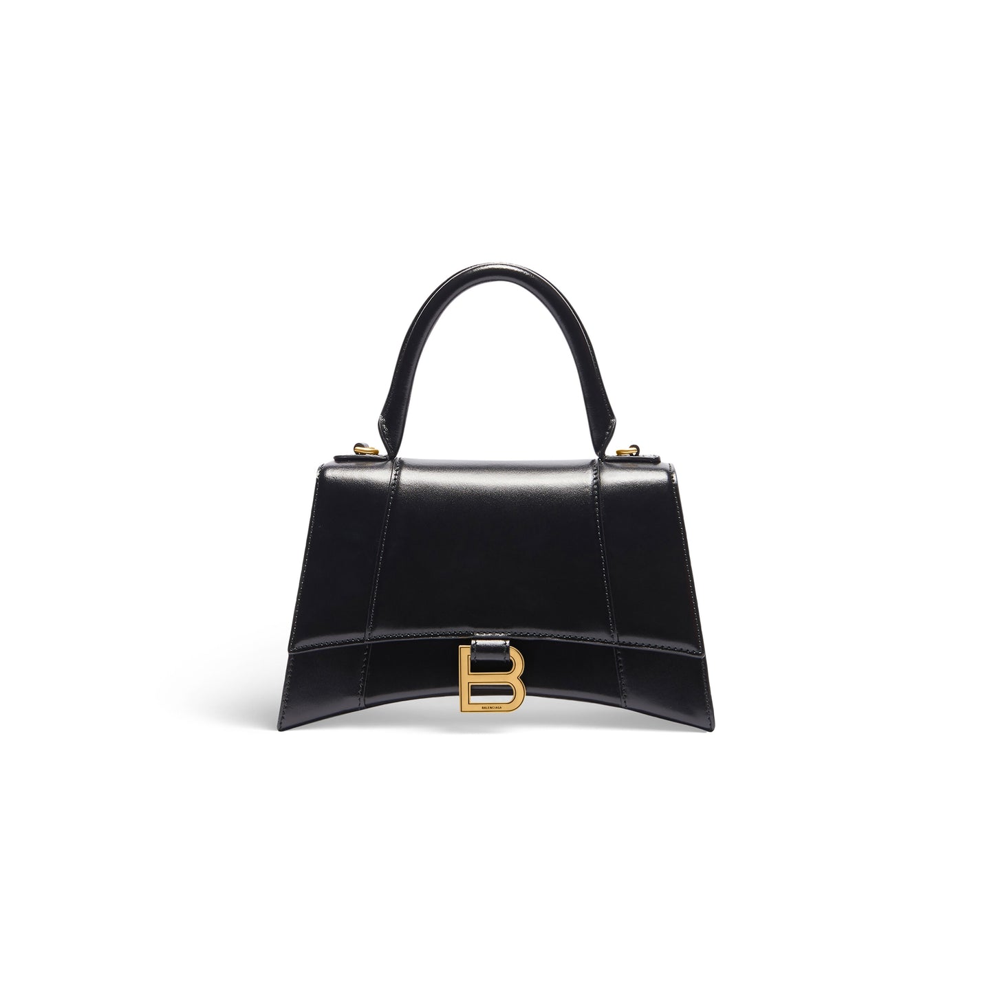HOURGLASS SMALL HANDBAG BOX IN BLACK