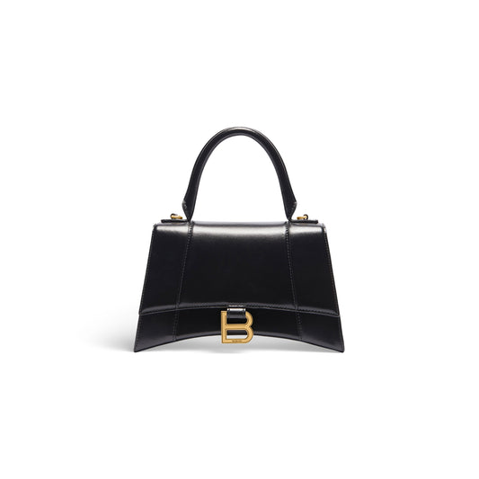 HOURGLASS SMALL HANDBAG BOX IN BLACK