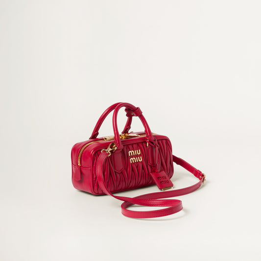 Arcadie matelassé nappa leather bag
