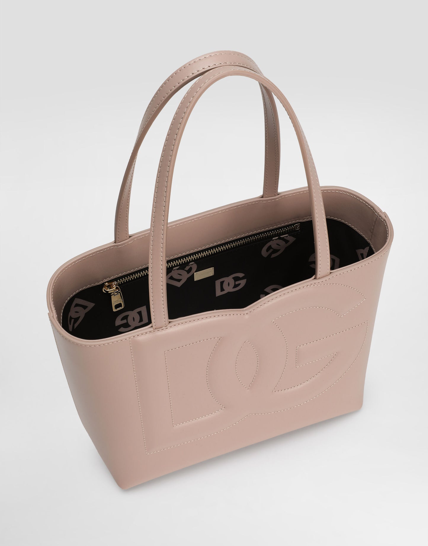 Small calfskin DG Logo shopper