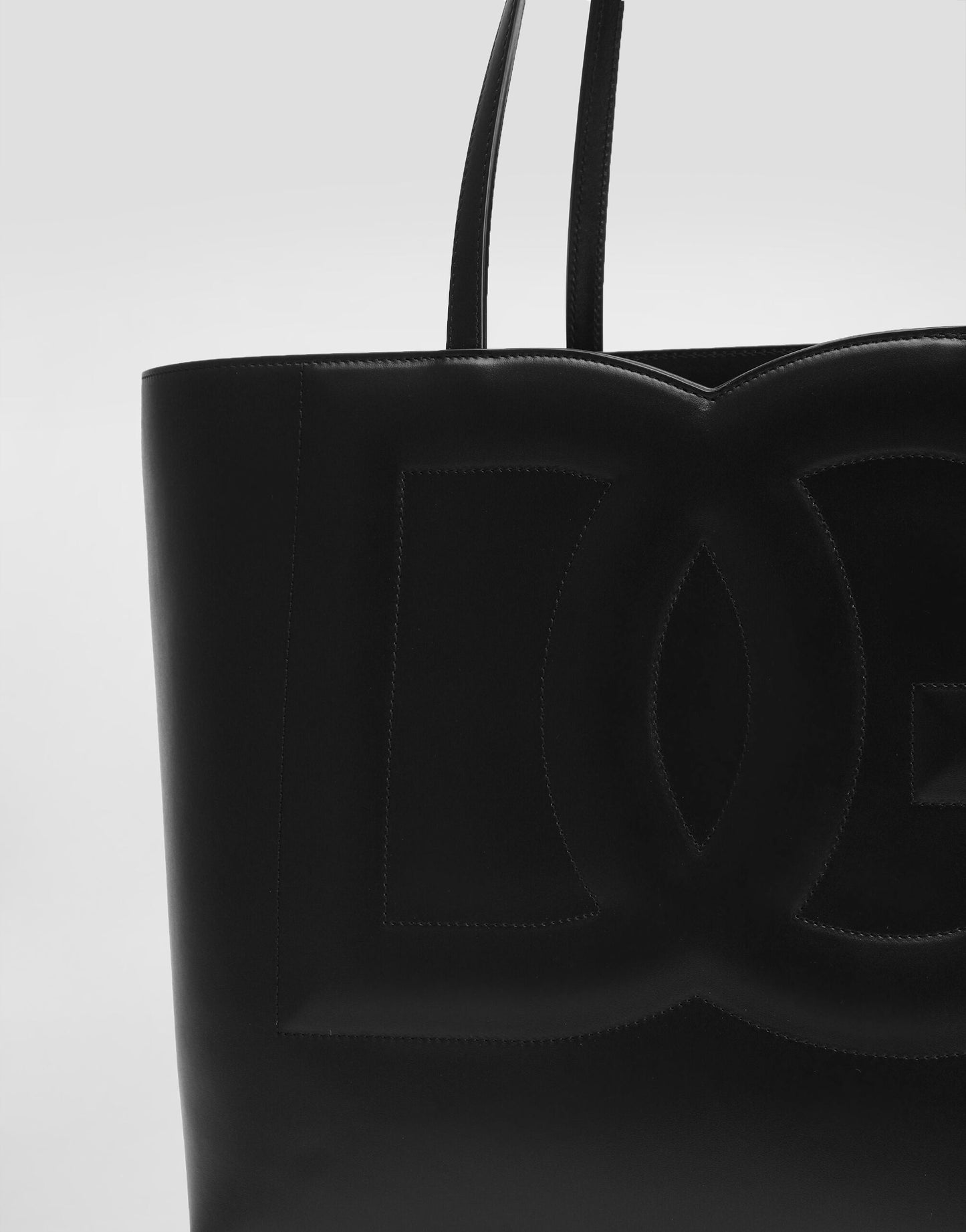 Medium calfskin DG Logo Bag shopper
