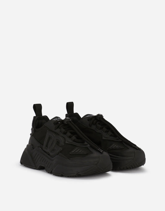 Mixed-materials Daymaster sneakers